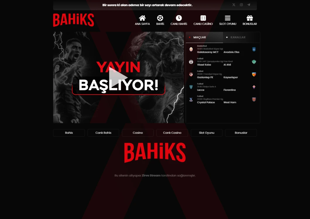 Bahiks Tv ekran görüntüsü