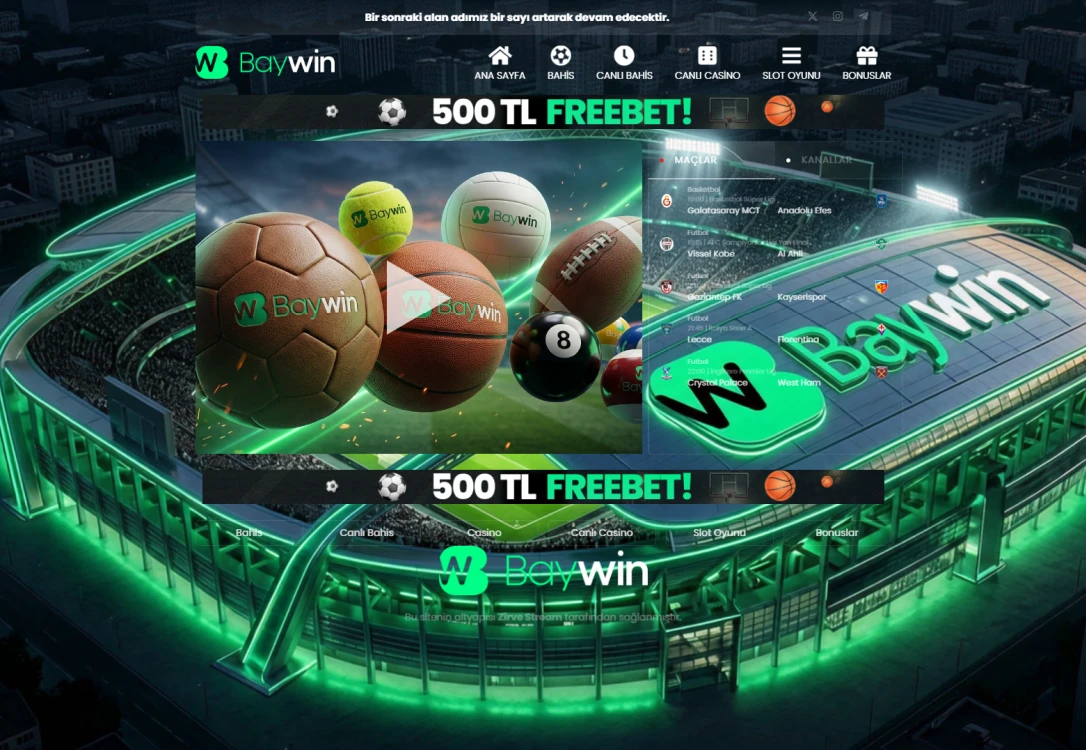 Baywin Tv ekran görüntüsü