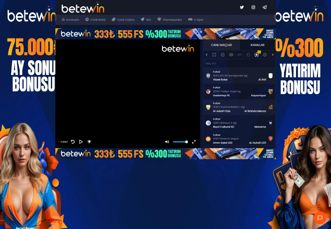 Betewin Tv ekran görüntüsü