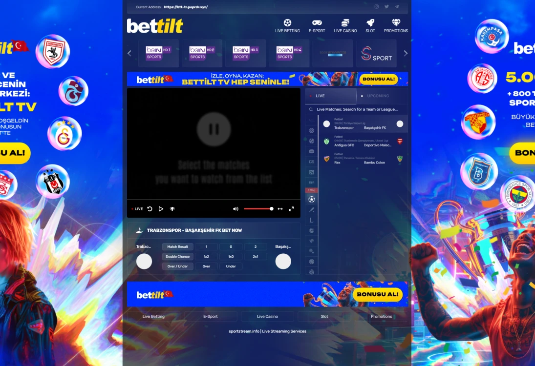 Bettilt Tv ekran görüntüsü