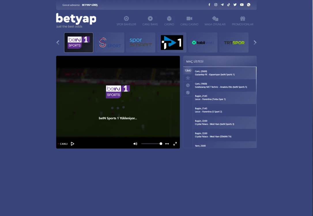 Betyap Tv ekran görüntüsü