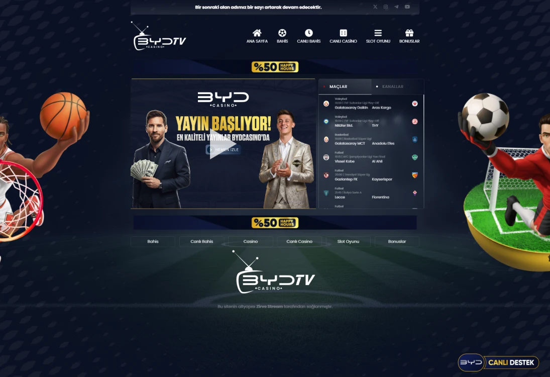 BYD Casino Tv ekran görüntüsü