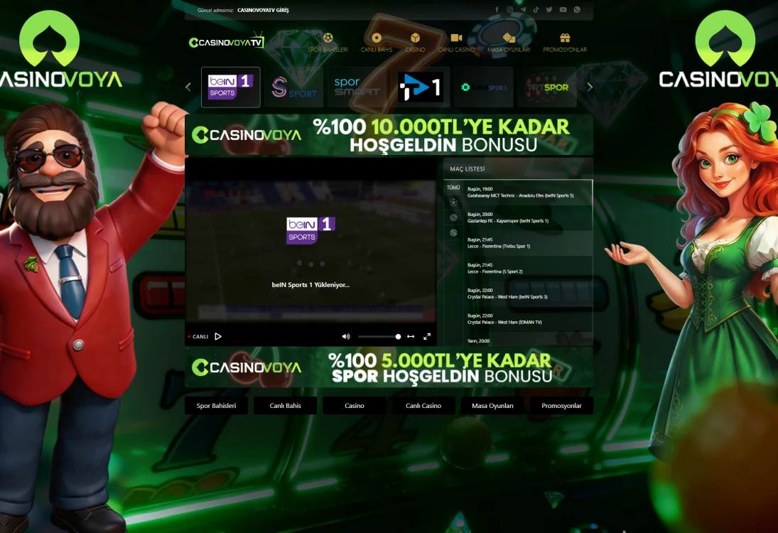 Casino Voya Tv ekran görüntüsü