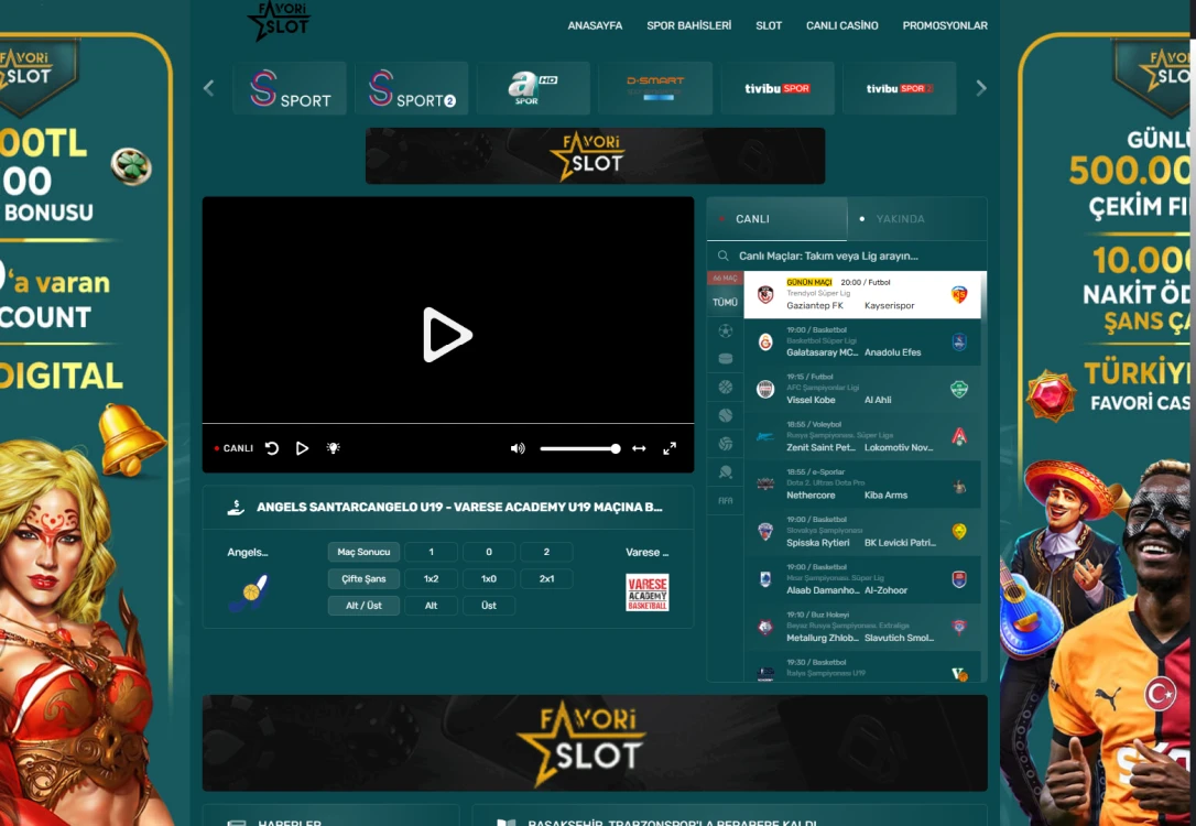 Favorislot Tv ekran görüntüsü