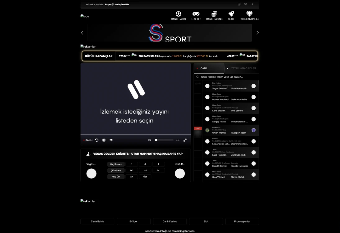 Harbiwin Tv ekran görüntüsü