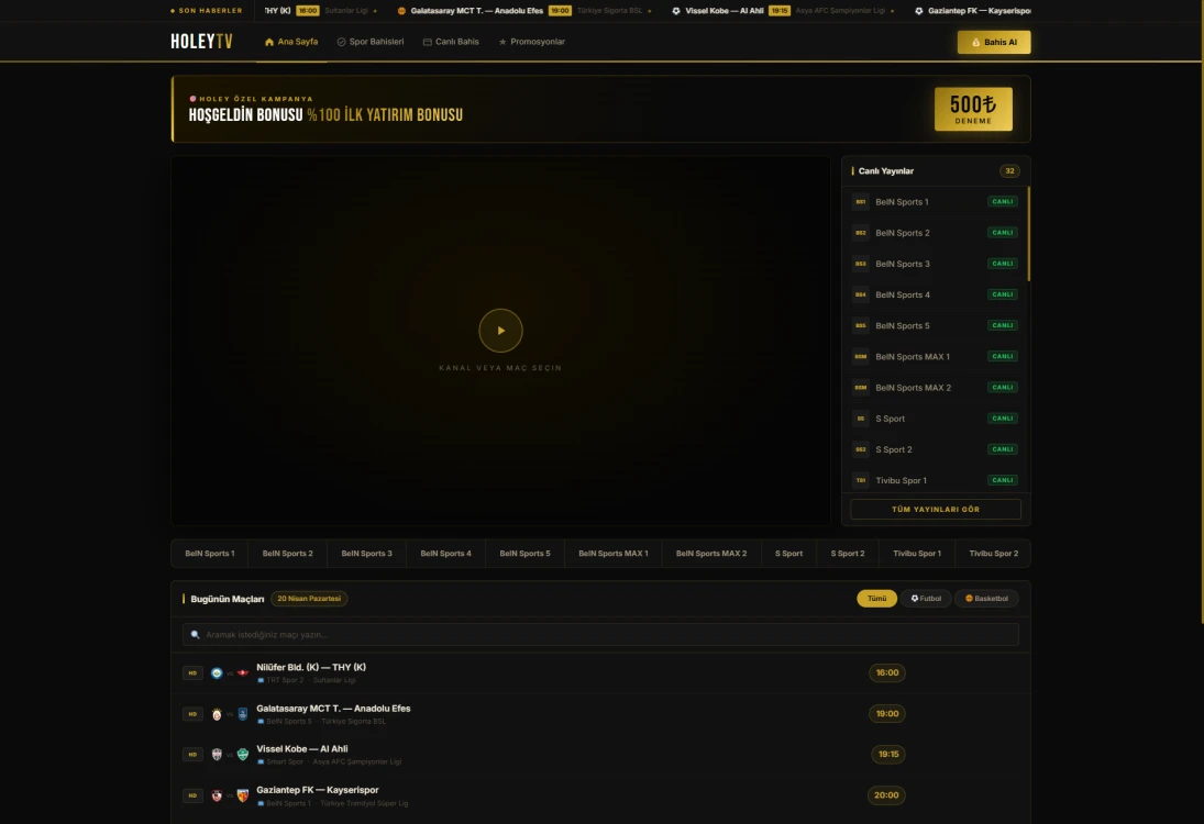 Holey Tv ekran görüntüsü