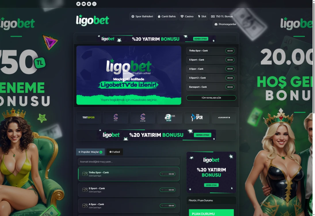 Ligobet Tv ekran görüntüsü