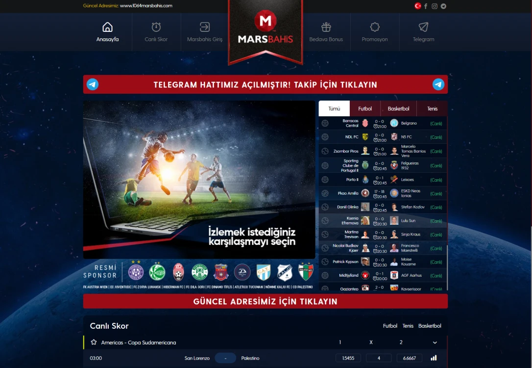 Marsbahis Tv ekran görüntüsü