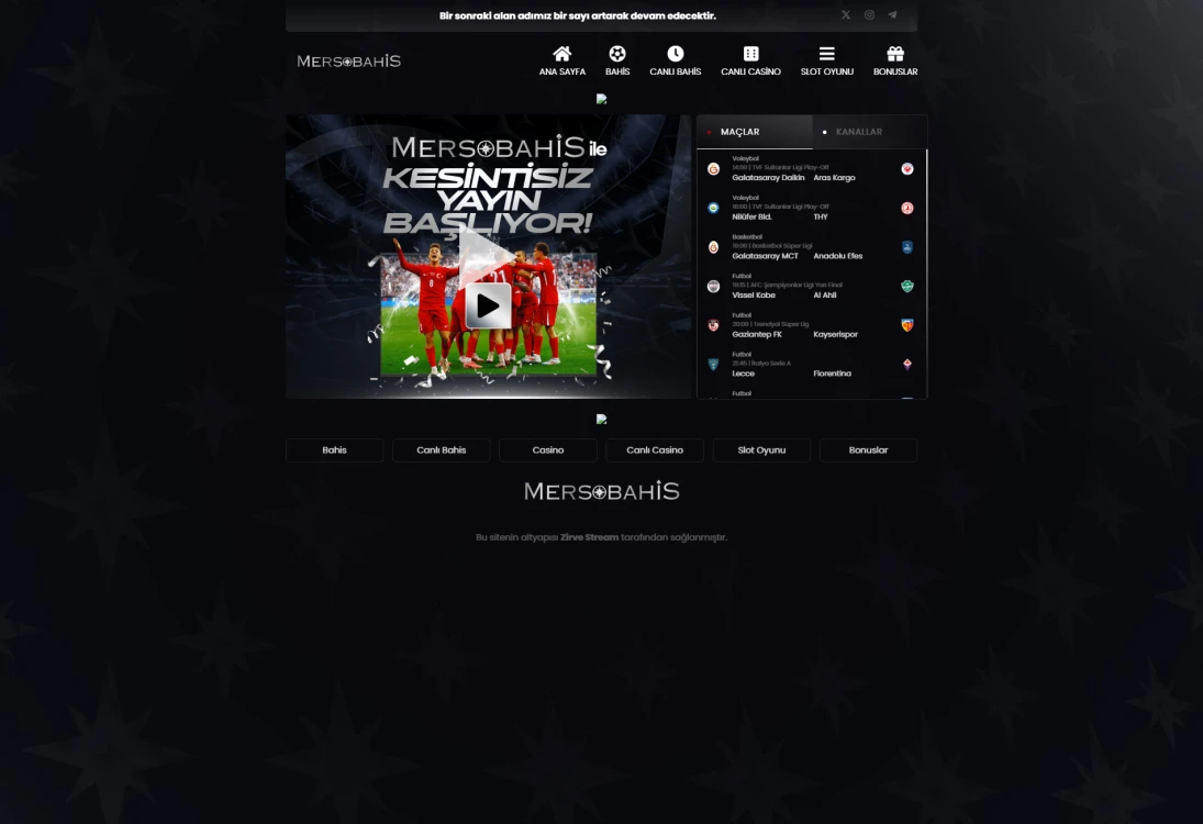 Merso Tv ekran görüntüsü