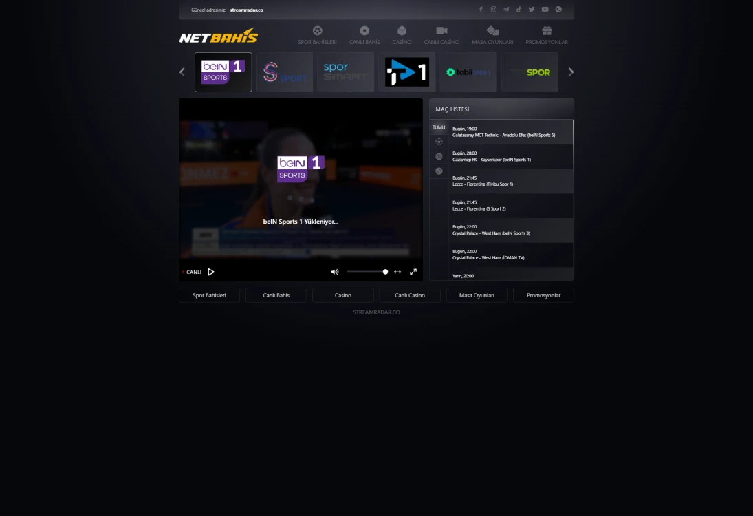 Netbahis Tv ekran görüntüsü