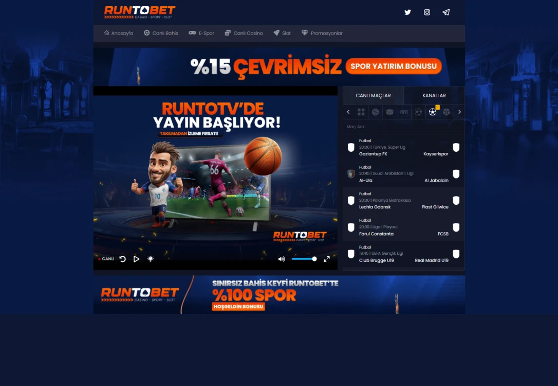 Runto Tv ekran görüntüsü