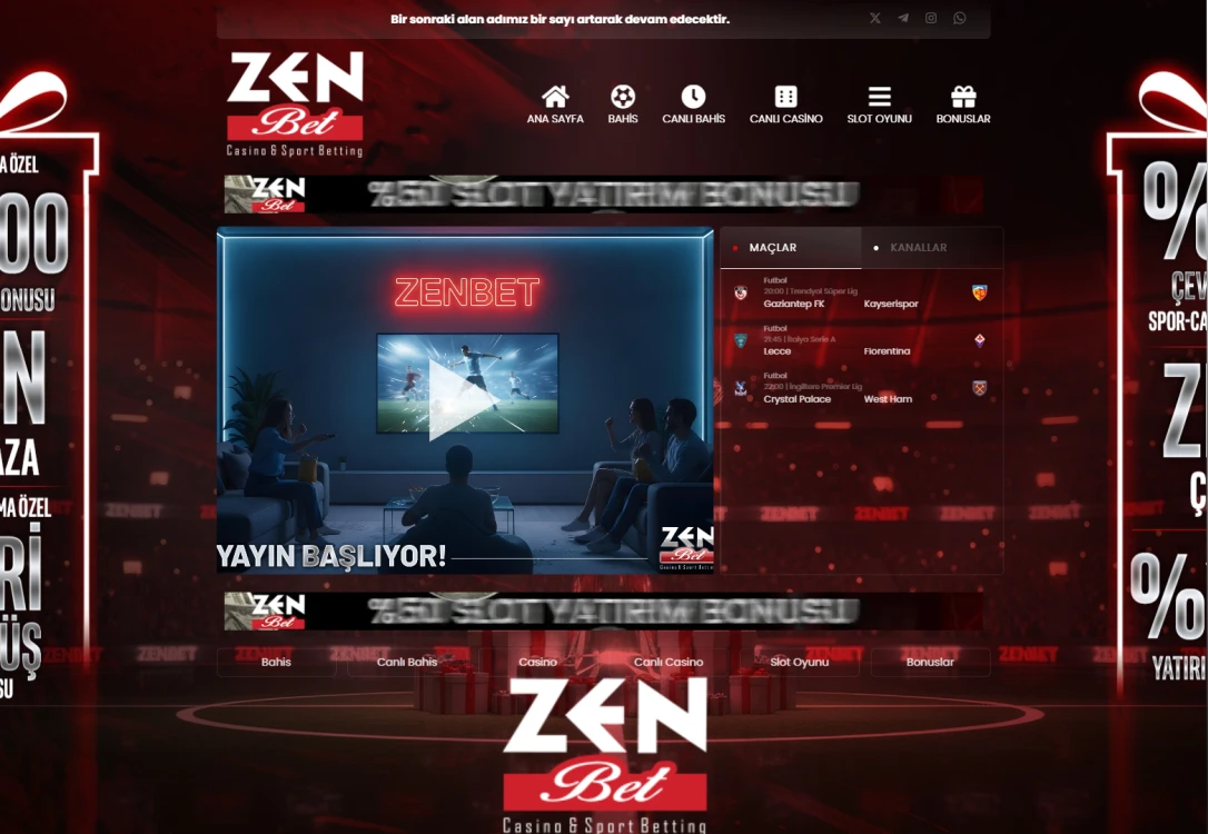 Zenbet Tv ekran görüntüsü